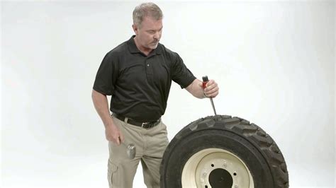 inflating a skid steer tire|how to seal skidsteer tires.